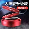 Car aroma diffuser solar rotating double ring suspended car aroma diffuser solid perfume dashboard ornament Douyin same style details Picture